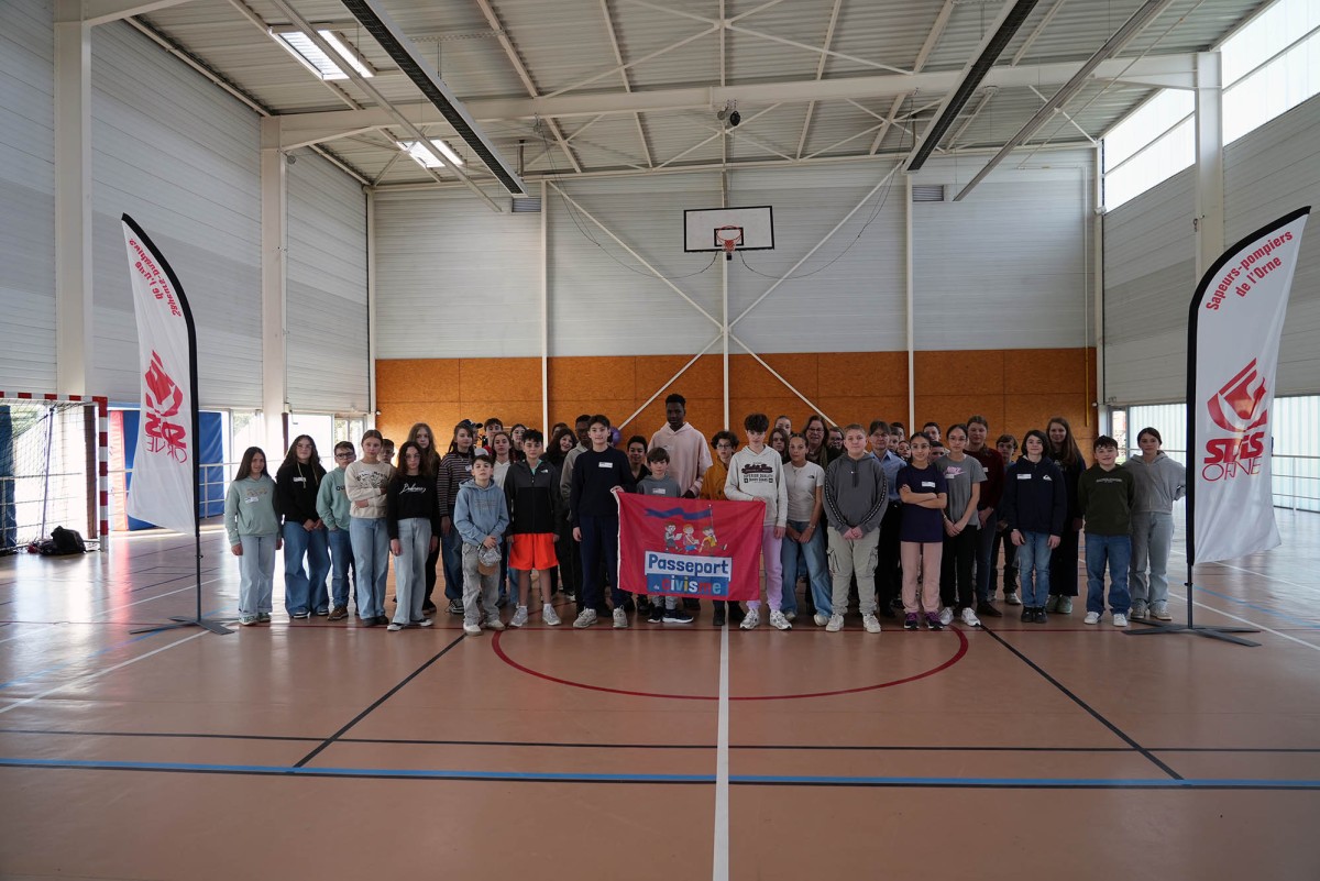 Atelier Passeport Orne civisme au SDIS 2026 ©CD61