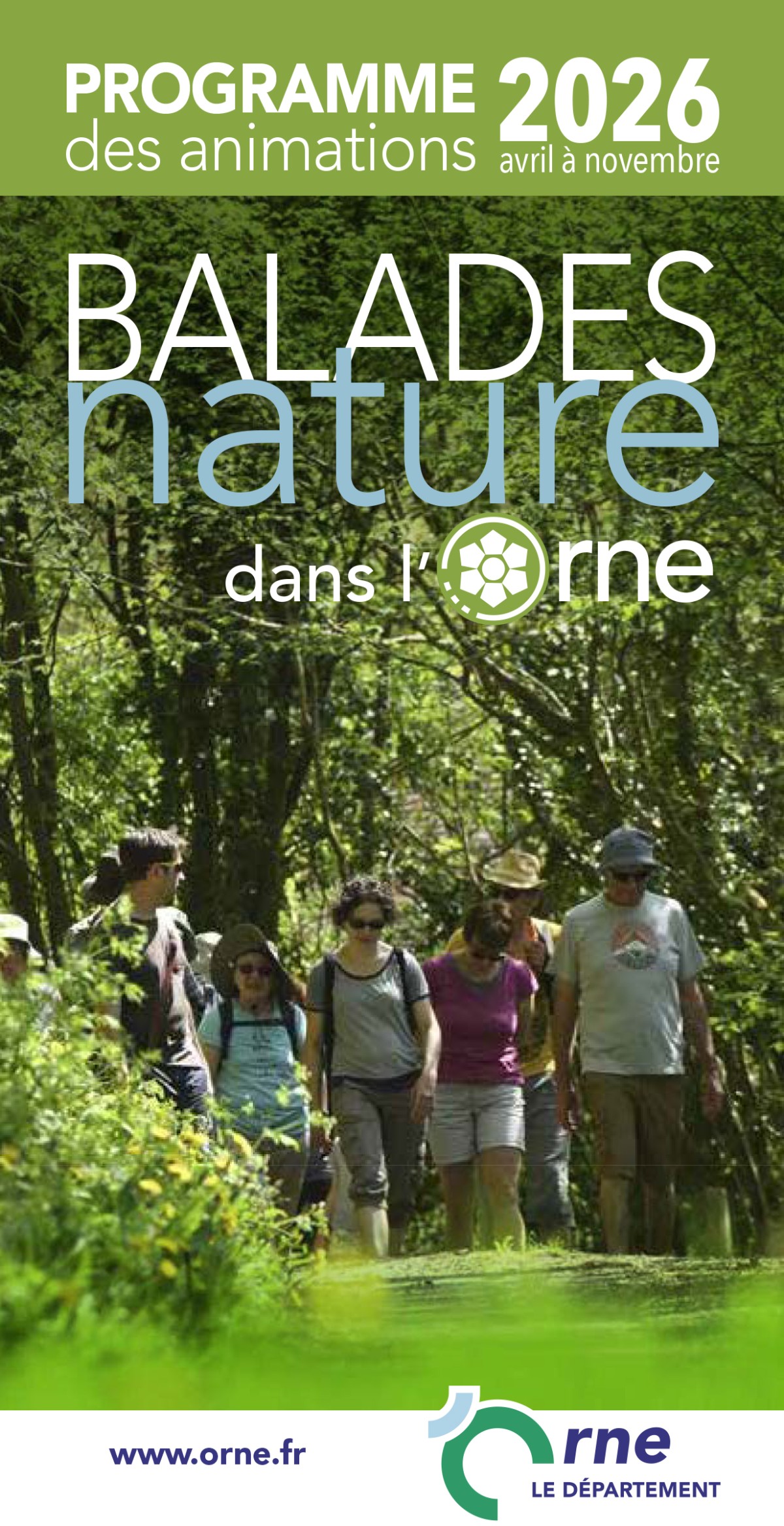 programme des balades nature dans l'Orne en 2026