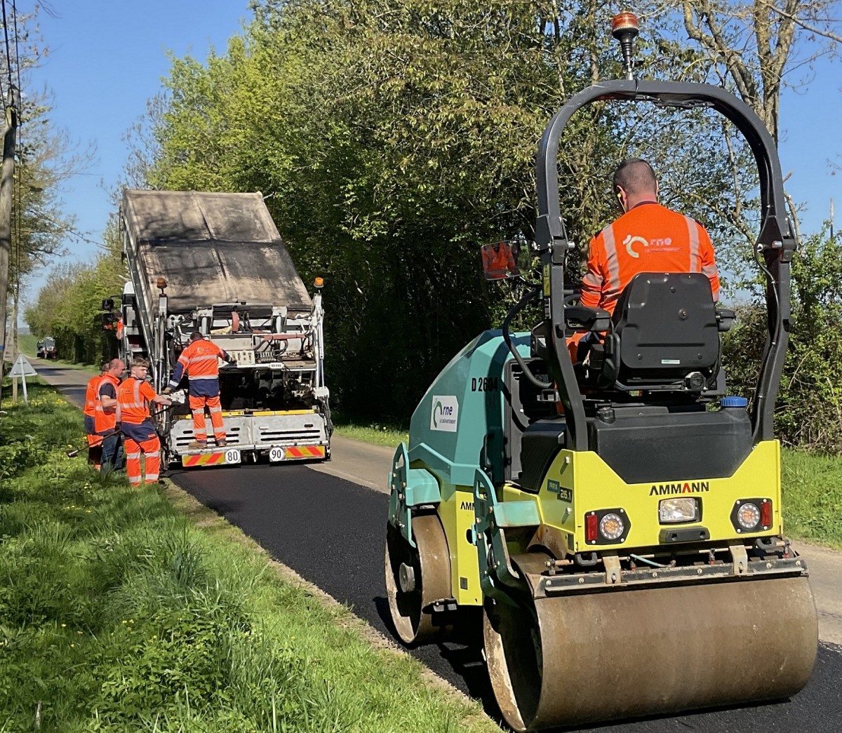 Reprofilage des chaussées - CD61