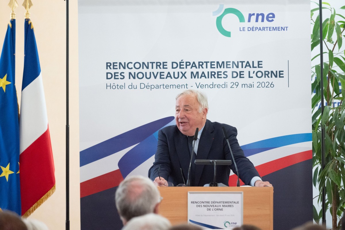 Discours de Gérard Larcher lors de la journée des nouveaux maires de l'Orne - D.Commenchal