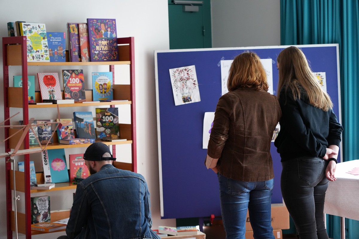 Inauguration des points-lecture au Foyer départemental de l’Enfance 2026 ©CD61