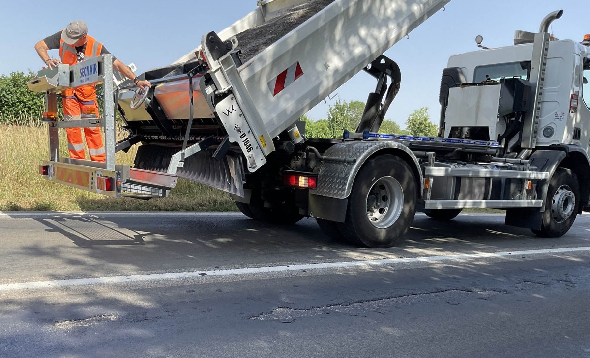 Les équipes du Département sur les routes de l'Orne ©CD61