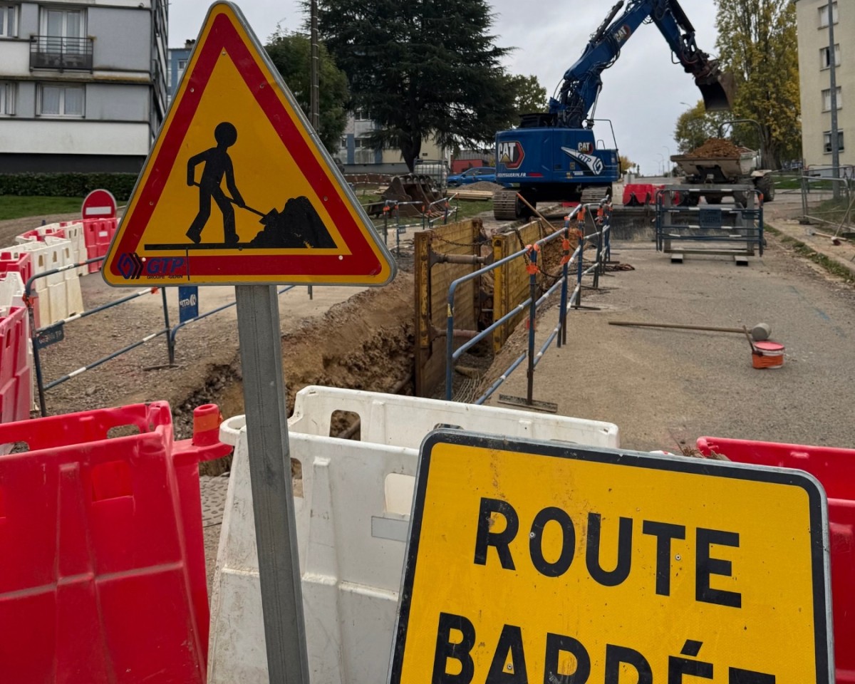 Travaux sur le réseau d'eau potable ©CD61
