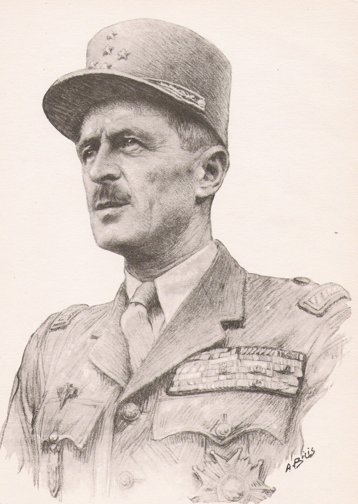 Portrait du général Leclerc ©A. Bilis