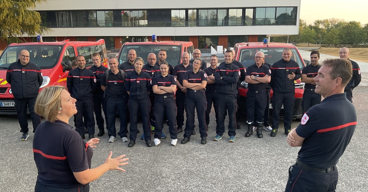 Les pompiers ornais mobilisés en Gironde - CD61