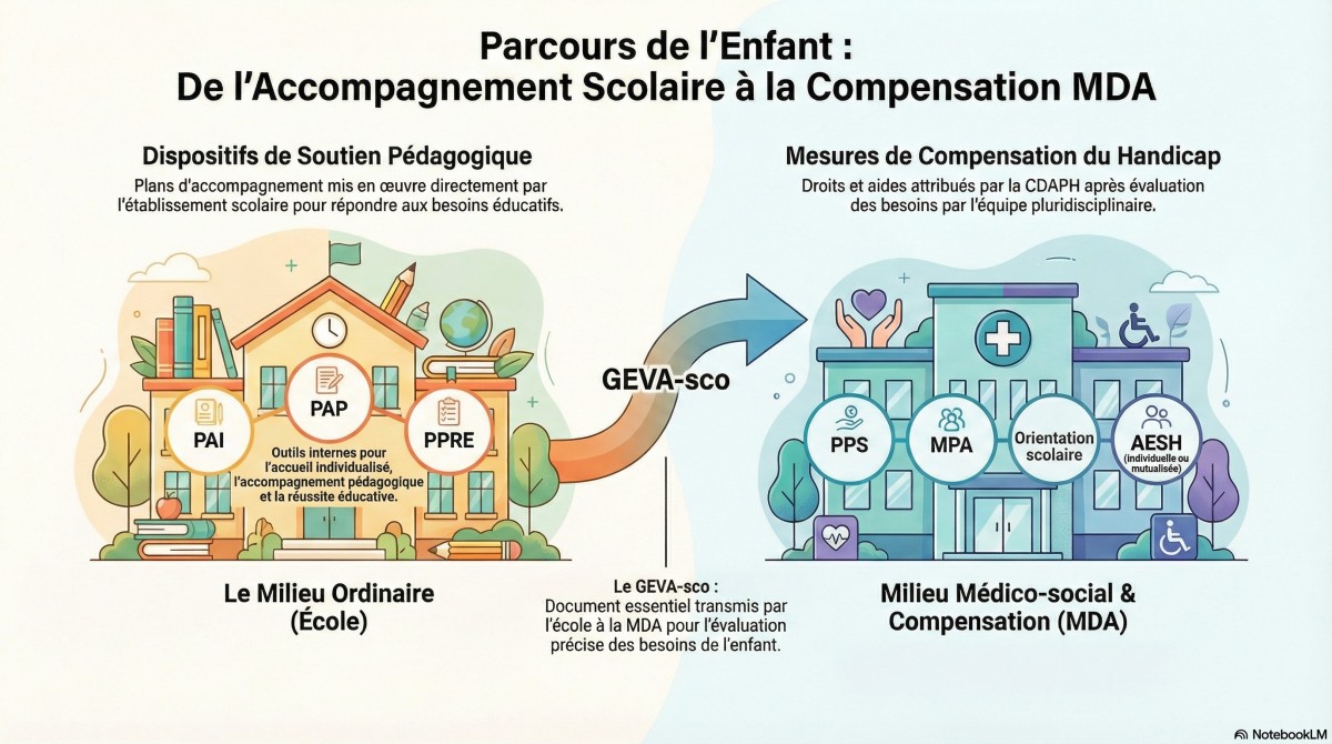 Parcours d'accompagnement de l'enfant ©cd61