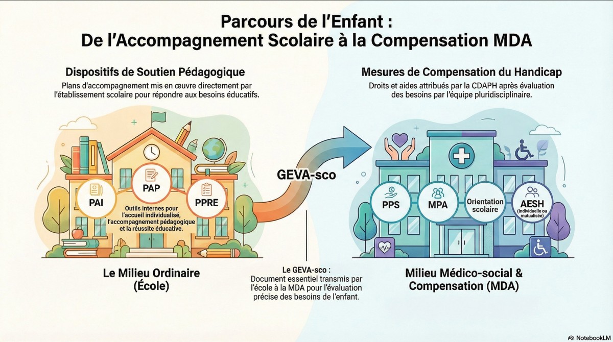 Parcours d'accompagnement de l'enfant ©CD61