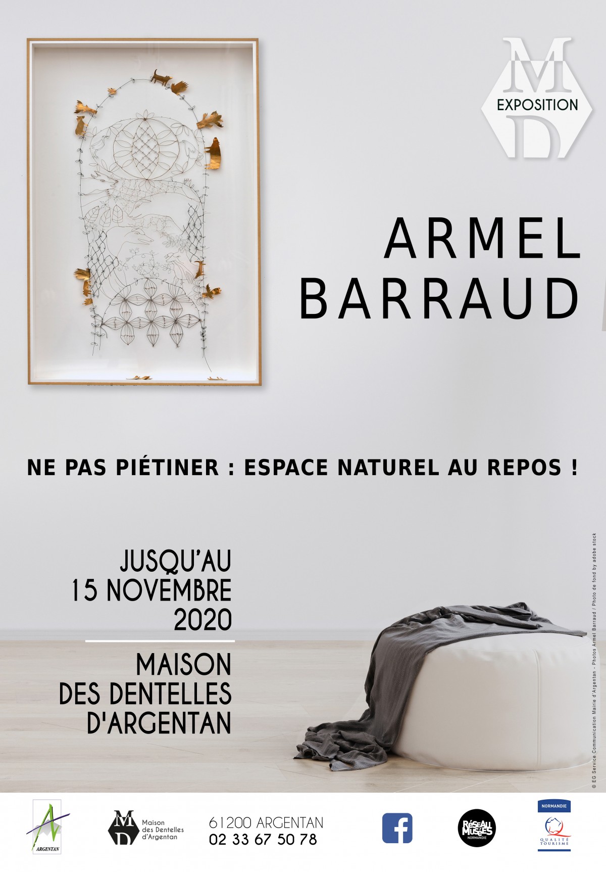Affiche expo Armelle Bareaud-MDD2020 v2-3 | Mairie d'Argentan - Service des musées et du patrimoine - Maison des Dentelles Affiche expo Armelle Bareaud-MDD2020 v2-3 | Mairie d'Argentan - Service des musées et du patrimoine - Maison des Dentelles