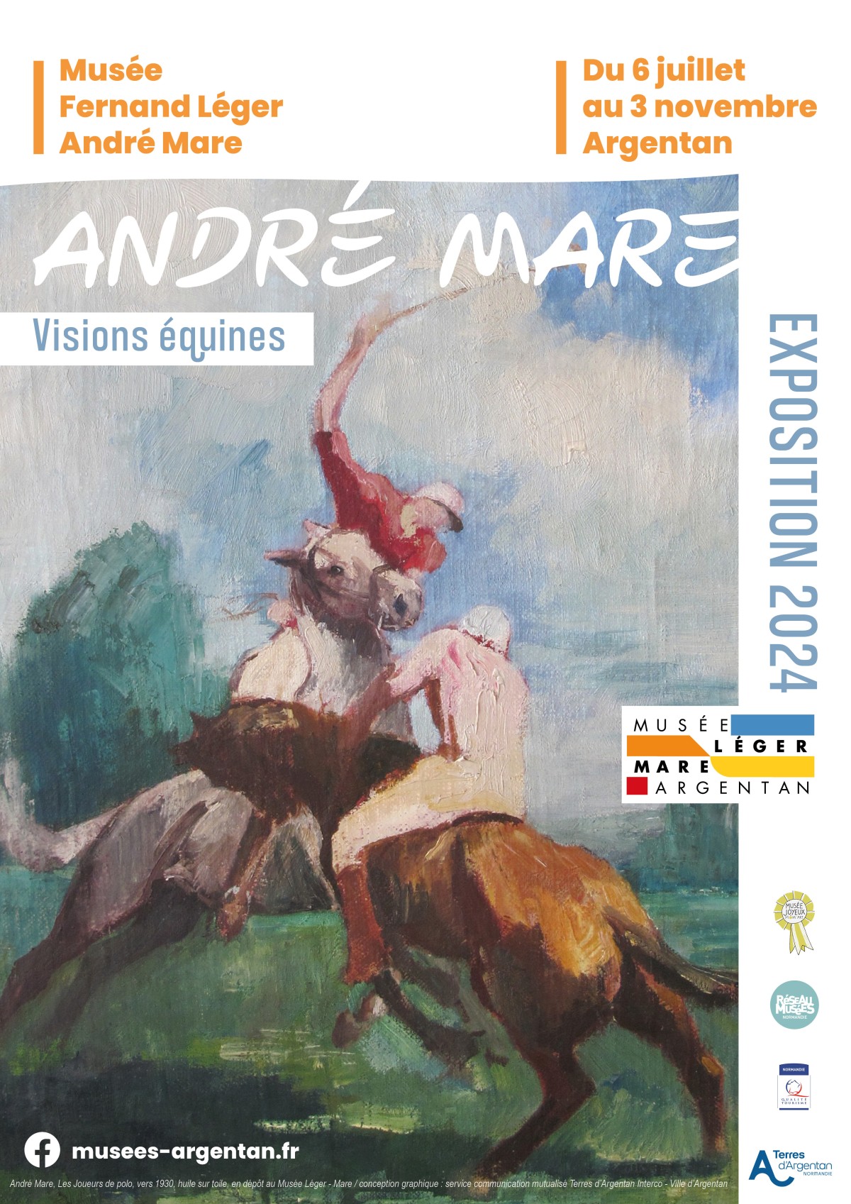 Exposition temporaire - ANDRE MARE VISIONS EQUINES | Mairie d'Argentan - Musée Fernand Léger - André Mare