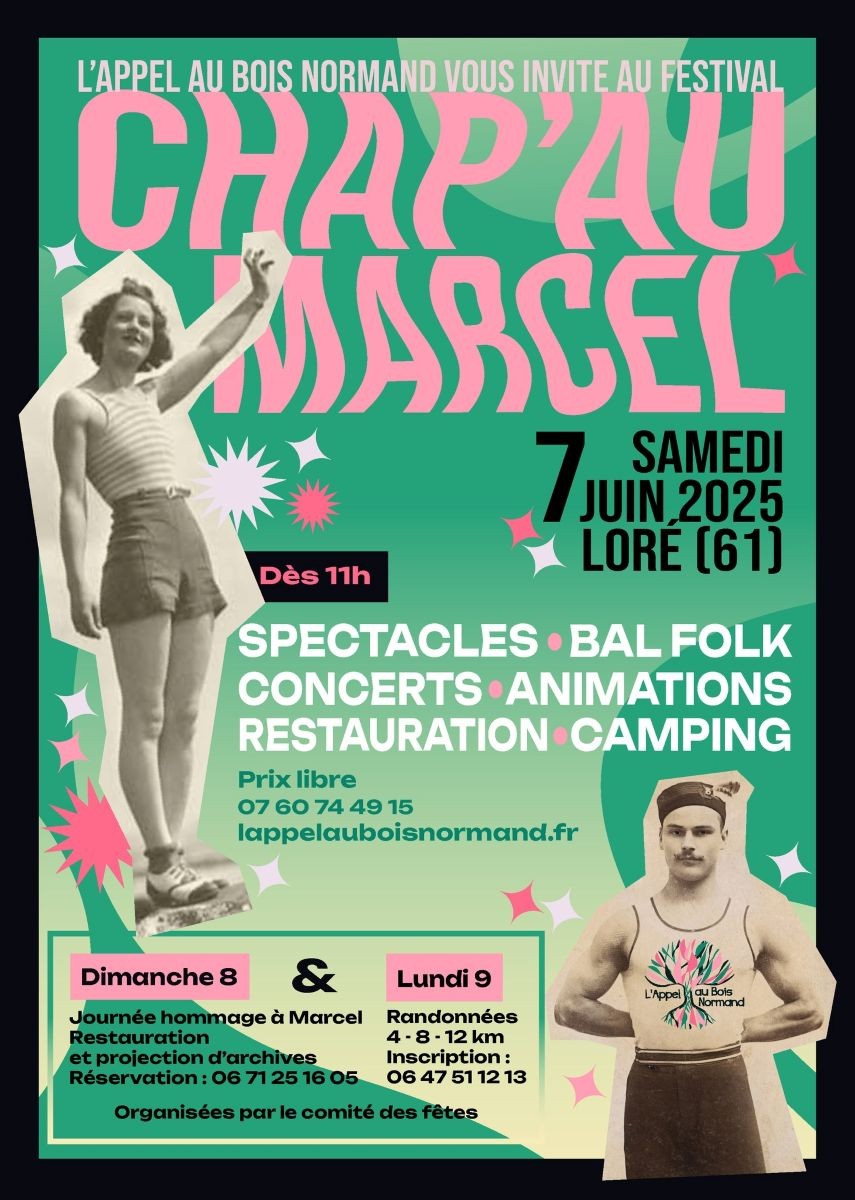 affiche_chapau_marcel | © Comité des Fêtes et l'Appel au Bois Normand affiche_chapau_marcel | © Comité des Fêtes et l'Appel au Bois Normand