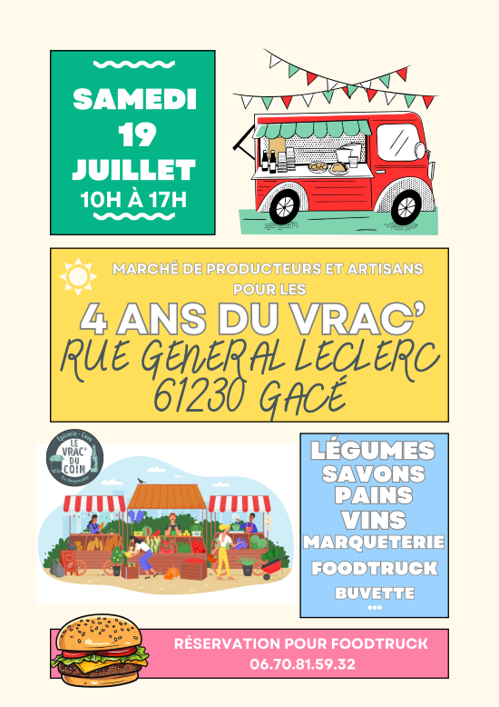 Marché à Gacé | Le Vrac' du Coin Marché à Gacé | Le Vrac' du Coin