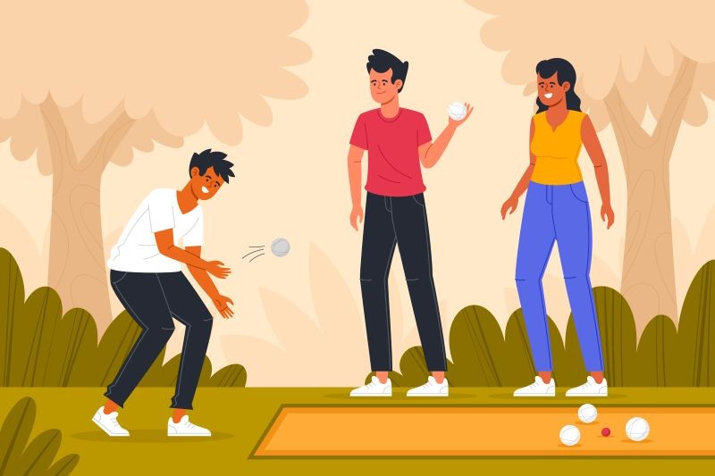 Concours de pétanque à Ecouché | Freepik Concours de pétanque à Ecouché | Freepik