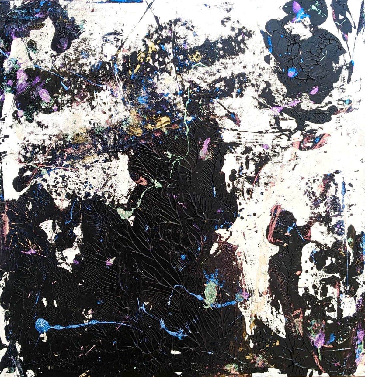 Geniesse die nacht, série Nuits berlinoises, 150x147, 2024 | OZ Geniesse die nacht, série Nuits berlinoises, 150x147, 2024 | OZ