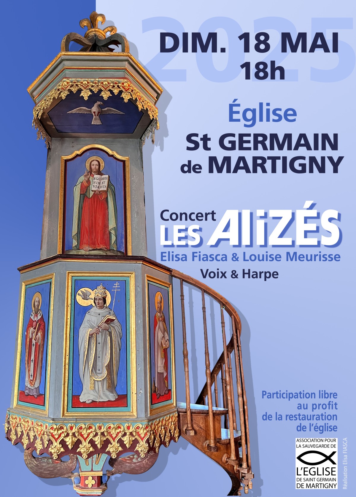 Concert Les Alizés "D'autres horizons" | Association pour la sauvegarde de l'église de Saint-Germain de Martigny Concert Les Alizés "D'autres horizons" | Association pour la sauvegarde de l'église de Saint-Germain de Martigny