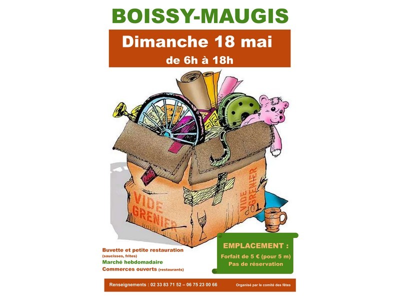 videgrenier-boissymaugis-800 | ©Comité des fêtes de Boissy-Maugis videgrenier-boissymaugis-800 | ©Comité des fêtes de Boissy-Maugis