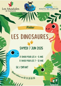 Dinosaures atelier Tourouvre | ©LesMuséales Dinosaures atelier Tourouvre | ©LesMuséales