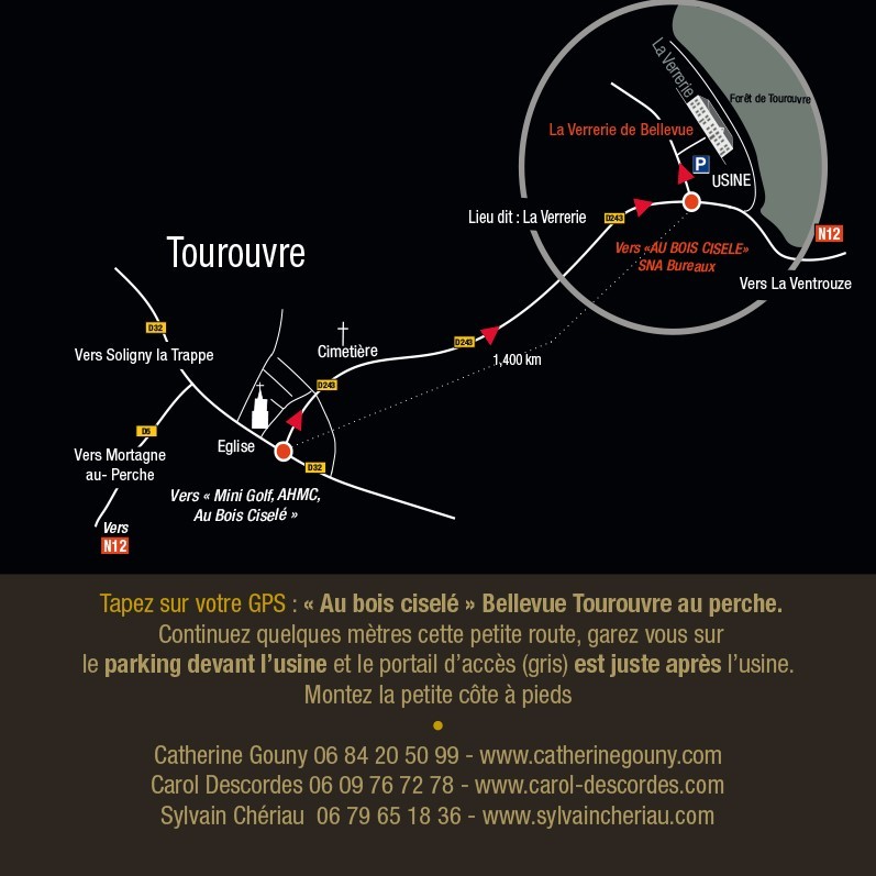 Plan d'accés la Verrerie | ©LaVerrerie Plan d'accés la Verrerie | ©LaVerrerie
