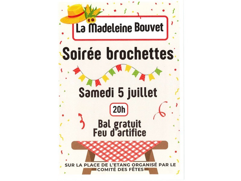 soireebrochettes-lamadeleinebouvet-800 | ©Comité des fêtes de la Madeleine-Bouvet soireebrochettes-lamadeleinebouvet-800 | ©Comité des fêtes de la Madeleine-Bouvet