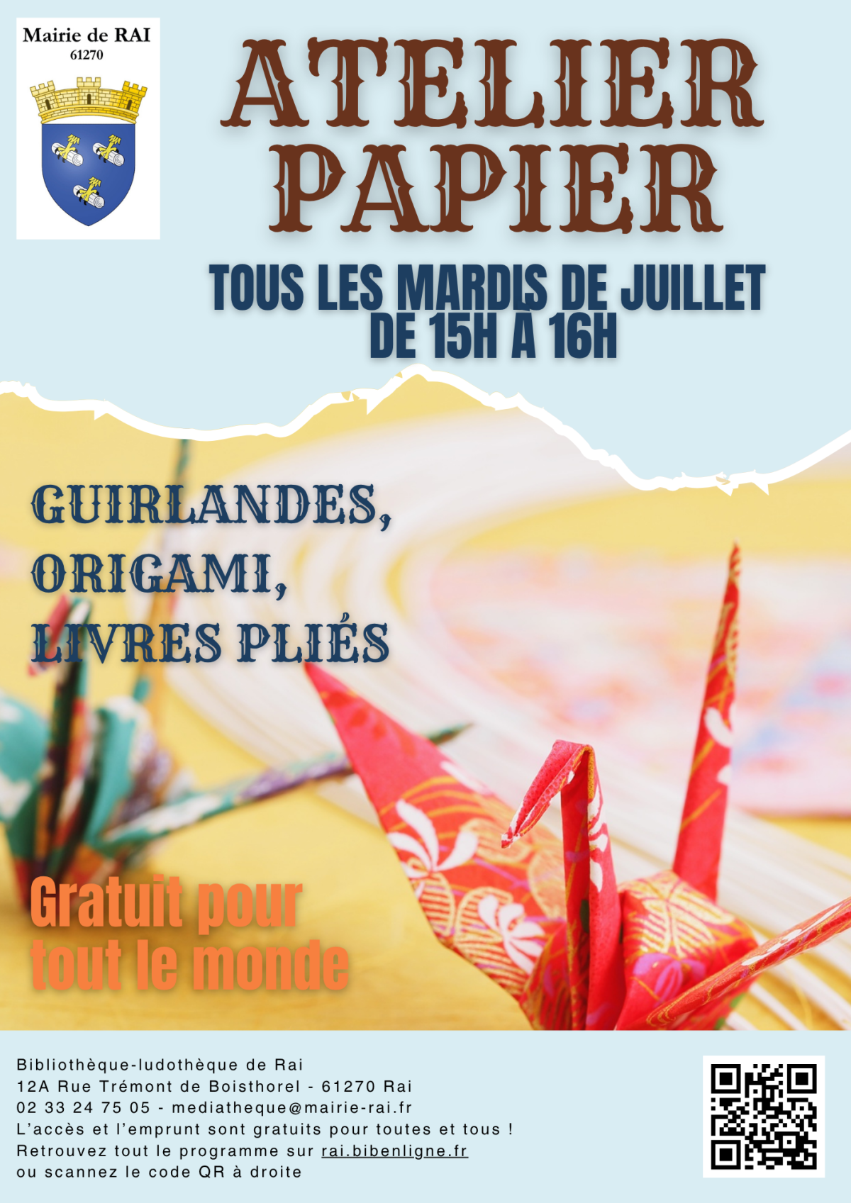 atelier papier juillet - Atelier origami | Rai atelier papier juillet - Atelier origami | Rai