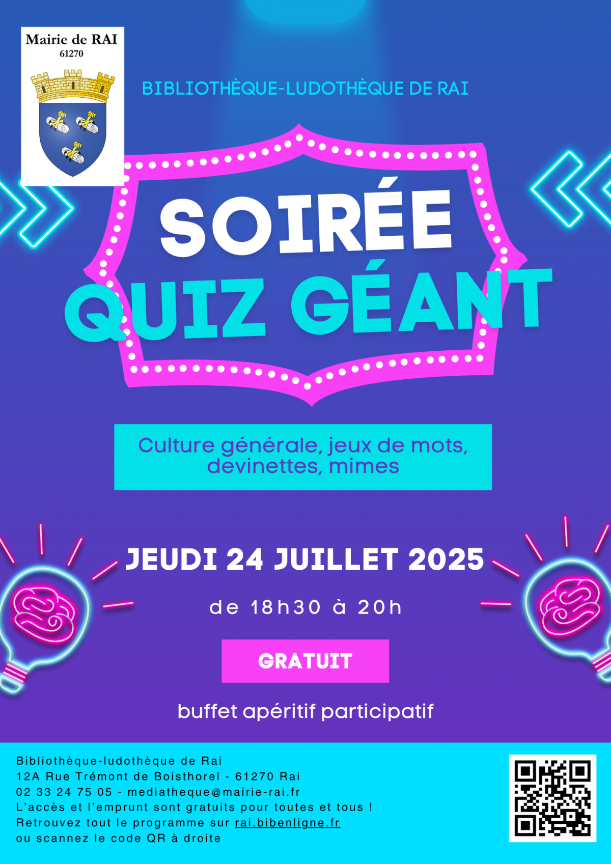 Soirée quiz géant - Quiz néon | Rai Soirée quiz géant - Quiz néon | Rai