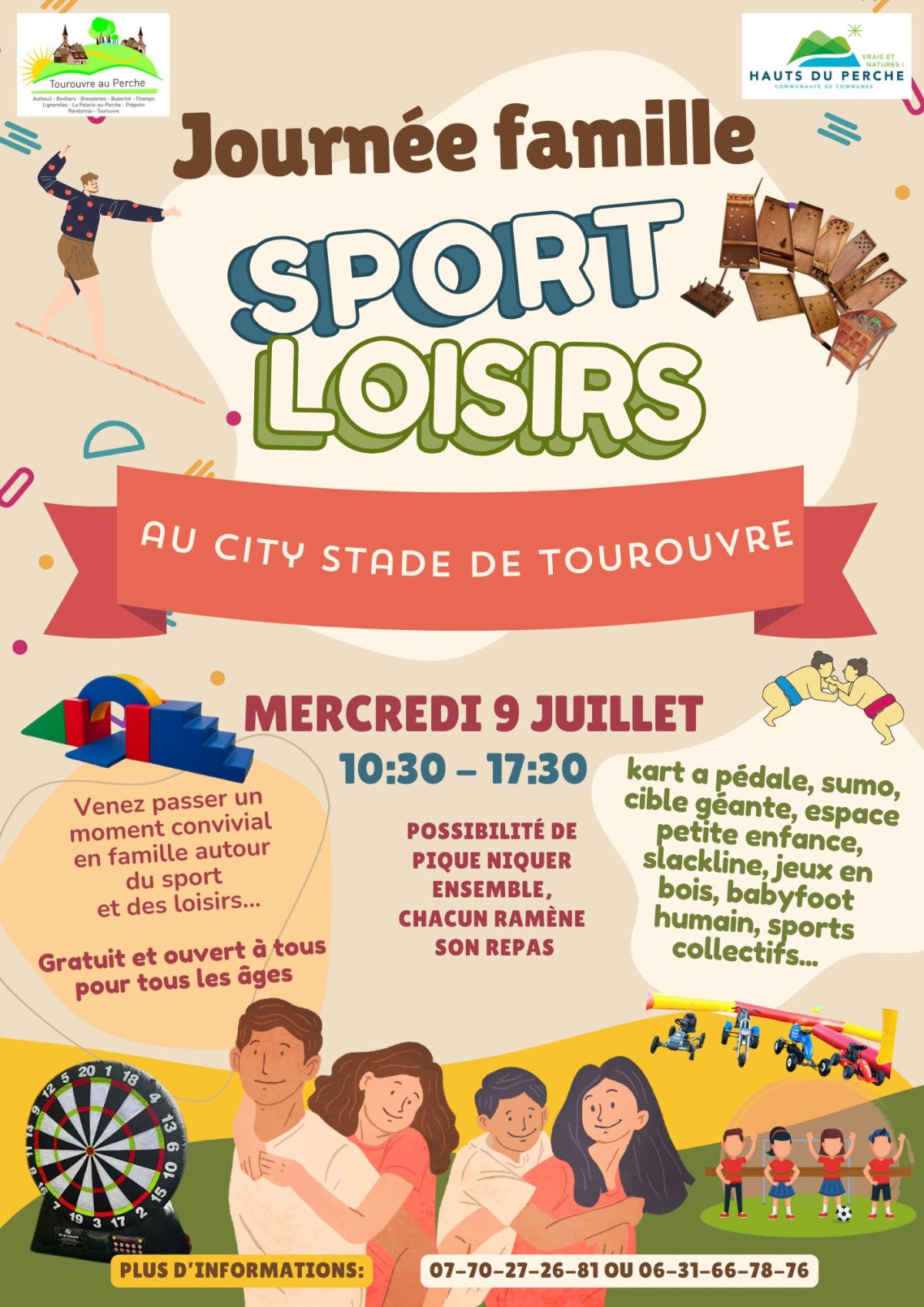 Journée famille ludothèque Tourouvre 9 juillet | ©LudothèquedesHautsduPerche