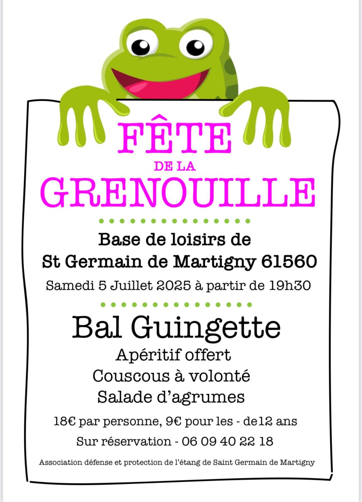 250705FêteGrenouilleStGermainDM Affiche | association defense et protection de l'étang de Saint Germain 250705FêteGrenouilleStGermainDM Affiche | association defense et protection de l'étang de Saint Germain
