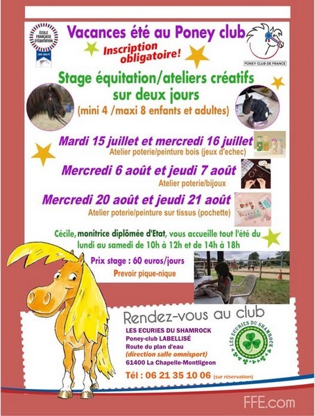 vacances été poney club | facebook vacances été poney club | facebook