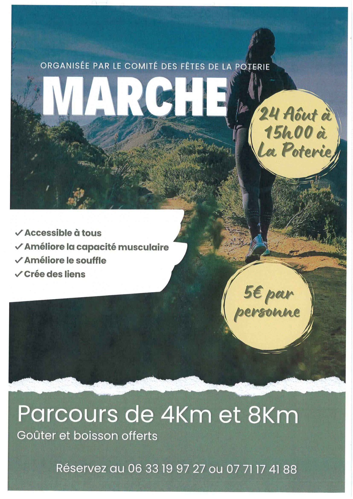 Marche 24 août la Poterie 25 | ©CDFLaPoterie