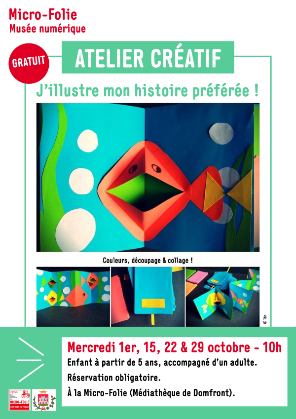 MF-Template-Affiche atelier-format A4 - ATELIER ILLUSTRATION | ©microfolie