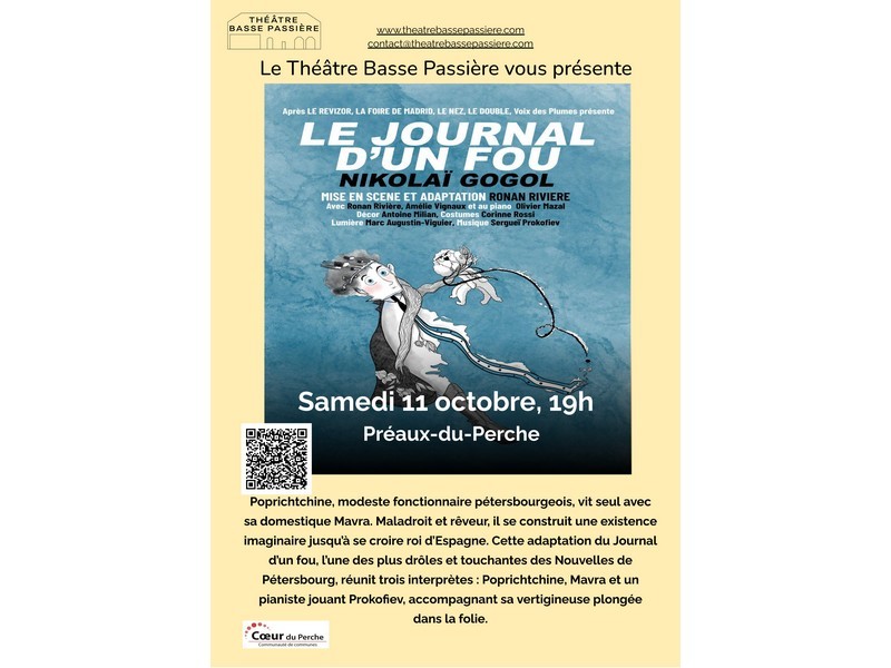 journaldunfou-preauxduperche-800r | ©Théâtre Basse Passière journaldunfou-preauxduperche-800r | ©Théâtre Basse Passière