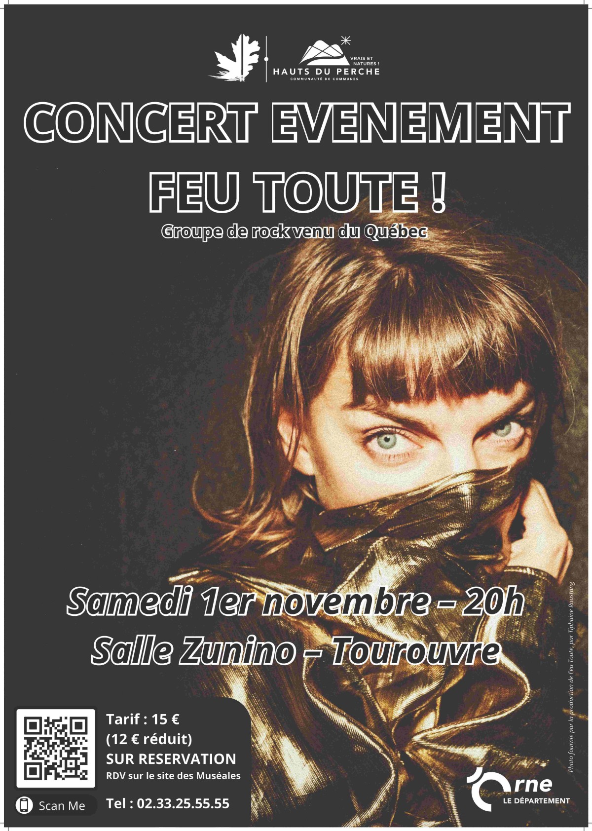 Affiche concert FEU TOUTE ! | Crédit photo : Tiphaine Roustang