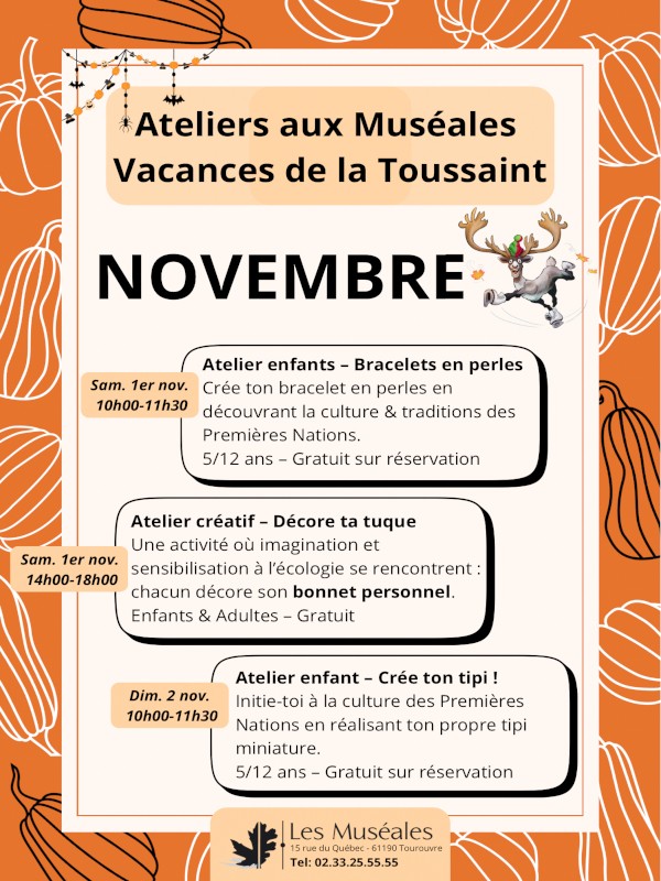 Atelirs des Vacances de la Toussaint - 3 | ©Muséales de Tourouvre
