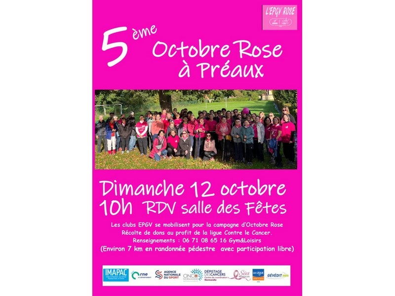 octobrerose-preaxuduperche-800 | ©Association Gym & Loisirs Préaux du Perche octobrerose-preaxuduperche-800 | ©Association Gym & Loisirs Préaux du Perche