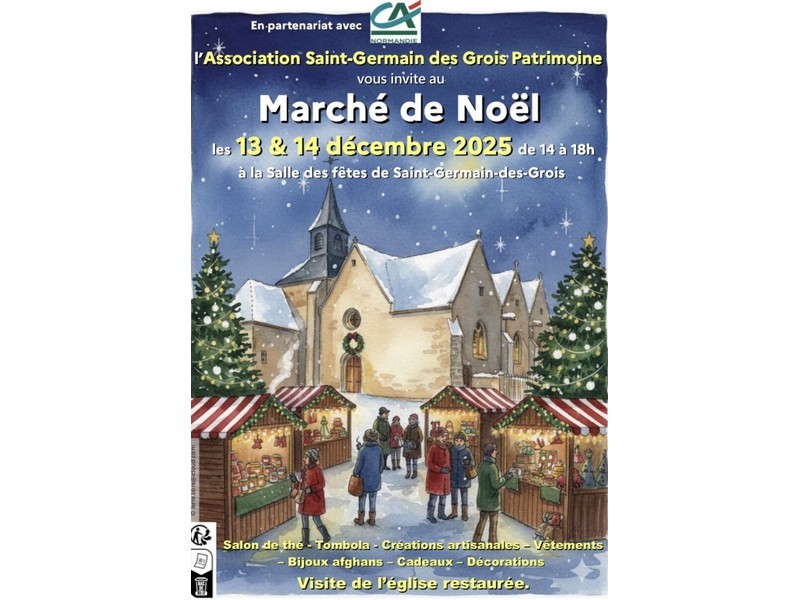 marchedenoel-stgermaindesgrois-800 | ©Association Saint-Germain des Grois Patrimoine
