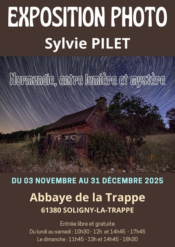 03 novembre expo sylvie pilet | abbaye de la trappe