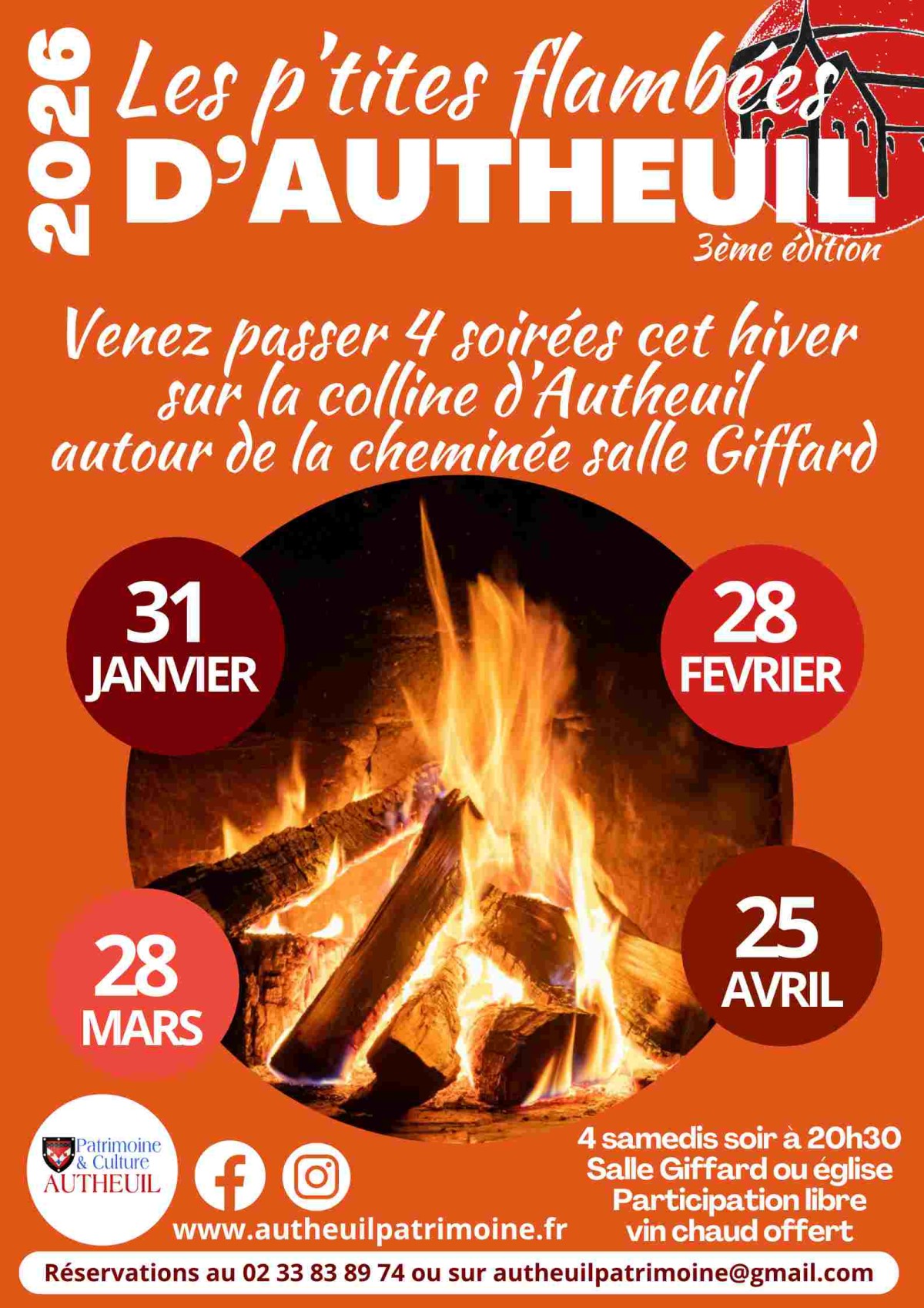 flyer ptites flambées 2026 Autheuil | ©autheuilpatrimoine