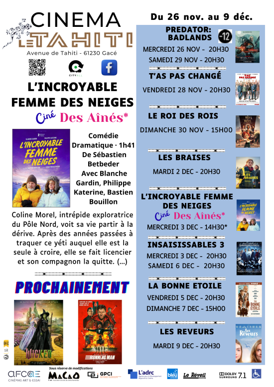 CINEMA à Gacé | Ville de Gacé