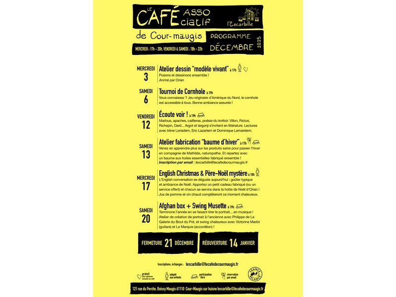 lescarbille-decembre-800 | ©Café Associatif L'Escarbille