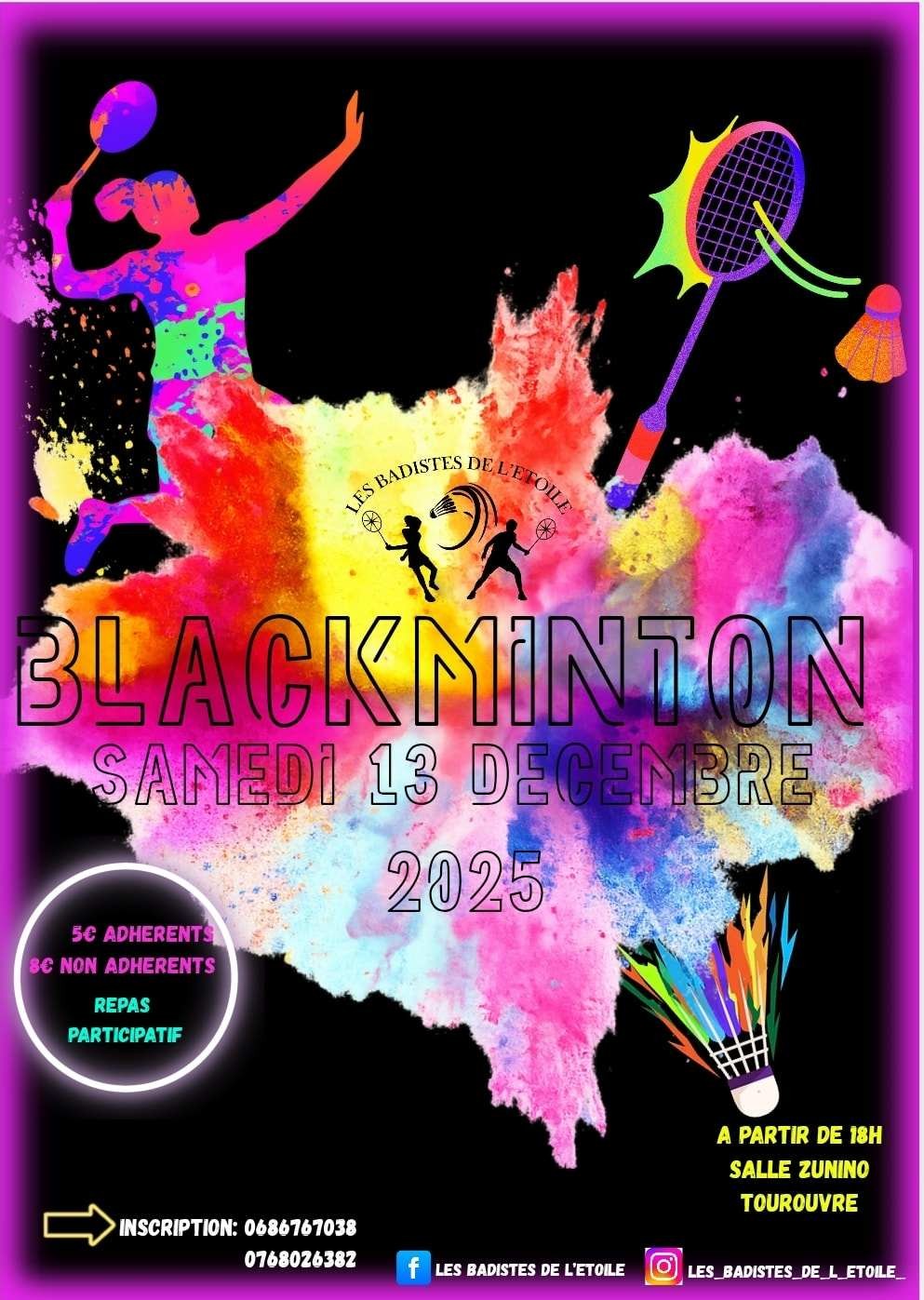Tourouvre Soirée Blackminton-compressed | ©lesbadistesdeletoile