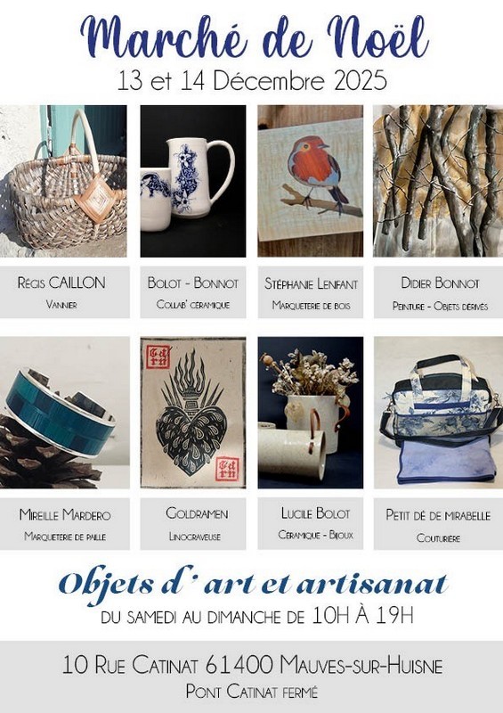 13 et 14 décembre marché de noel mauves | mireille mardero