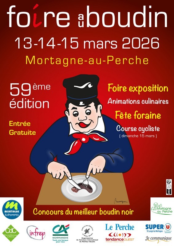 13-15 mars Foire au Boudin | mortagne événements