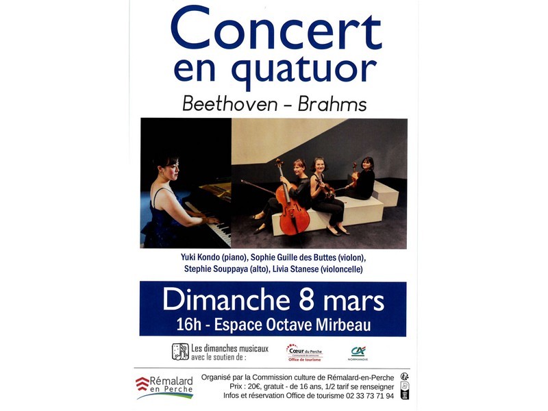 concertenquatuor-remalard-800 | ©Les Dimanches Musicaux