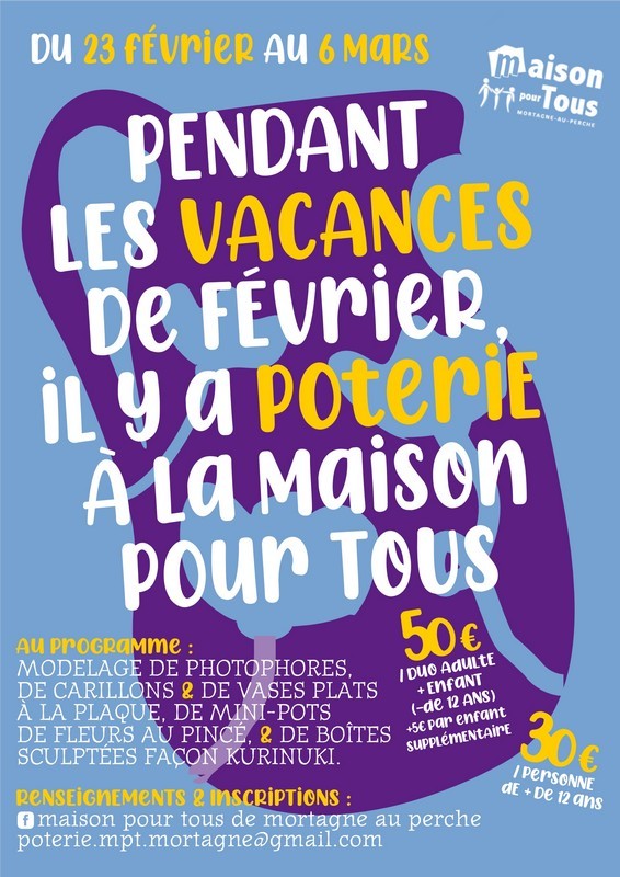 23 février poterie maison pour tous | maison pour tous