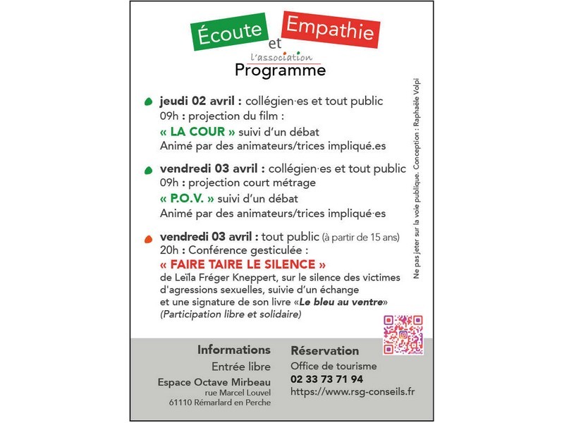 flyerecouteempathie-remalard-800 |  ©Écoute et Empathie