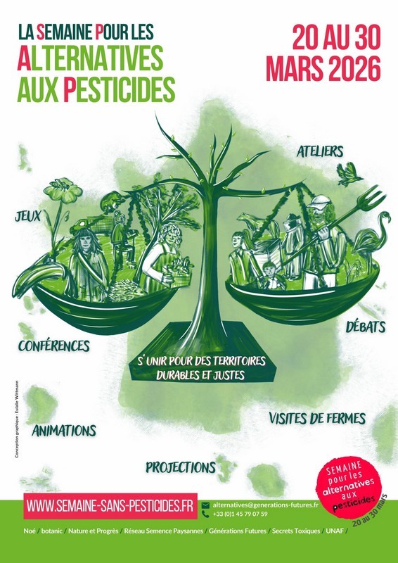20 mars semaine alternatives aux pesticides | semaine pour les alternatives sans pesticides
