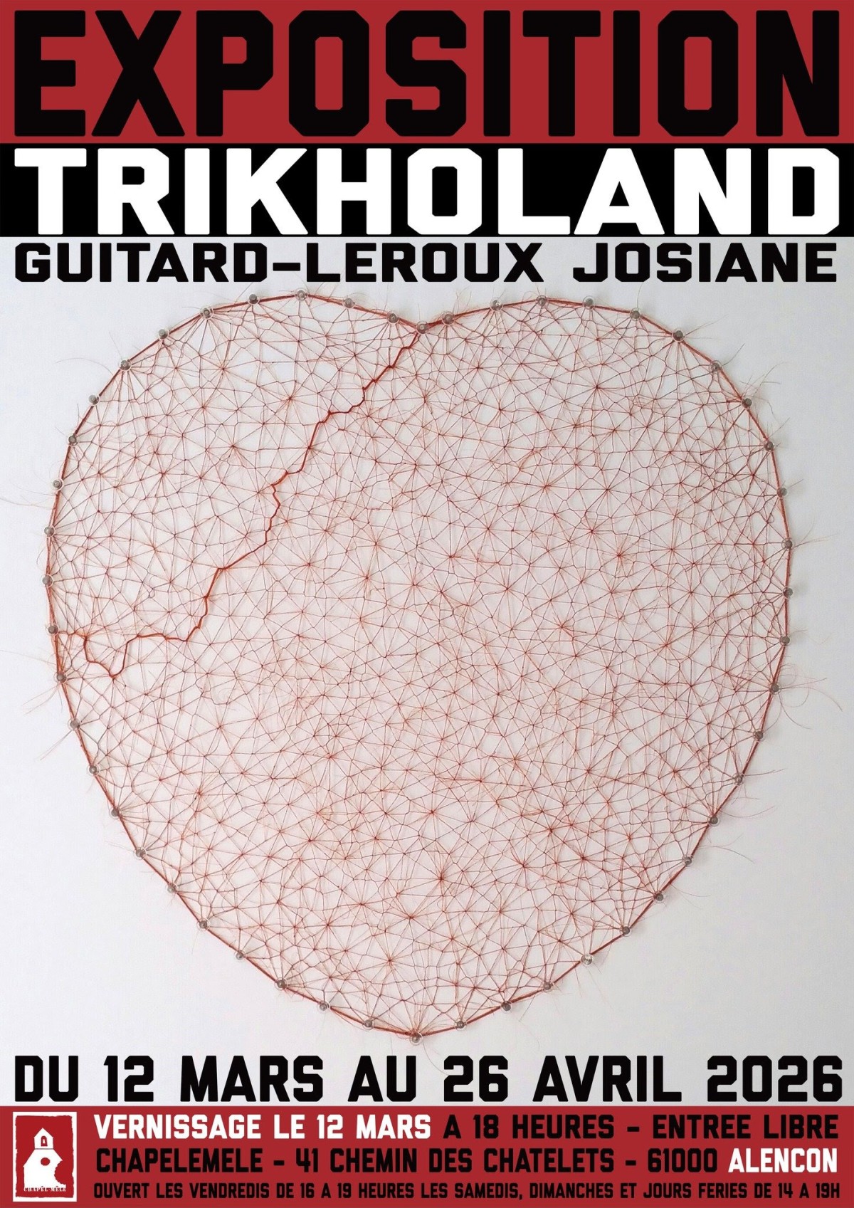 12 mars au 26 avril Exposition Voyage à Trikholand- la chapelmele | https://chapelmele.com/