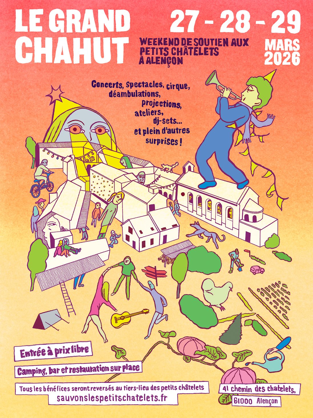 27-28 et 29 mars - Le Grand chahut- Chapêlmêle | https://chapelmele.com/