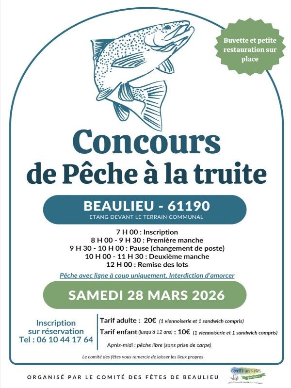 Concours pêche à la truite Beaulieu-compressed | ©Comité des fêtes de Beaulieu
