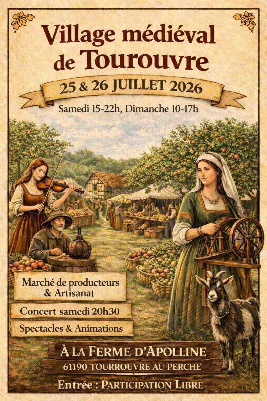 Village Médiéval Tourouvre-compressed | ©LesMédiévalesdeTourouvre