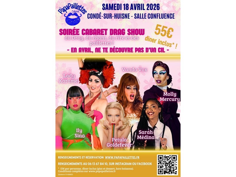 soireecabaretavril-condesurhuisne-800 | ©Le PapaPaillettes Cabaret